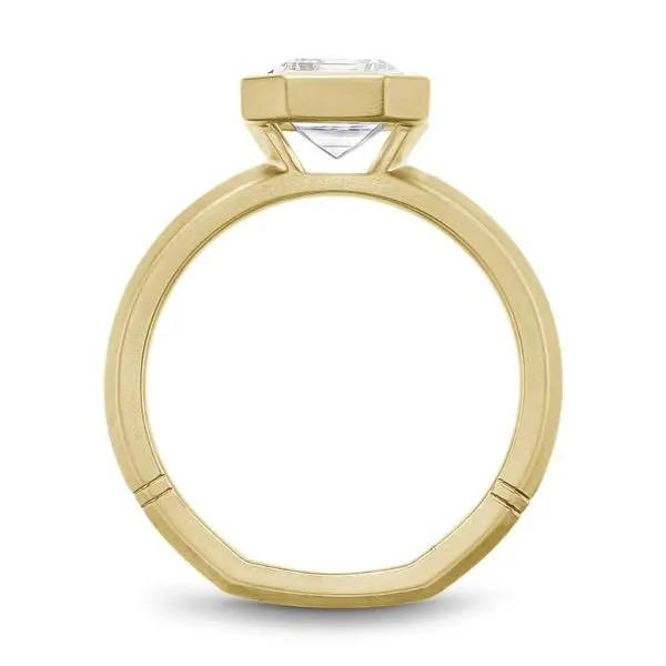 Noam Carver Bezel Set Emerald Engagement Ring Image 3 Becky Beauchine Kulka Diamonds and Fine Jewelry Okemos, MI
