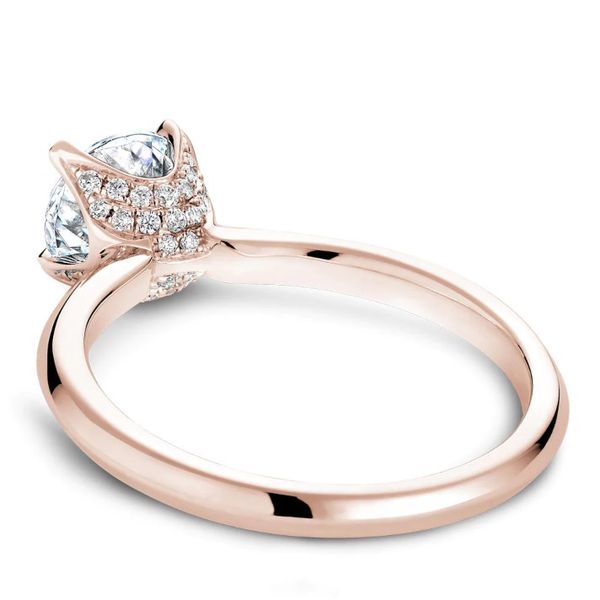 Noam Carver Engagement Ring with Pave Under Gallery Image 2 Becky Beauchine Kulka Diamonds and Fine Jewelry Okemos, MI