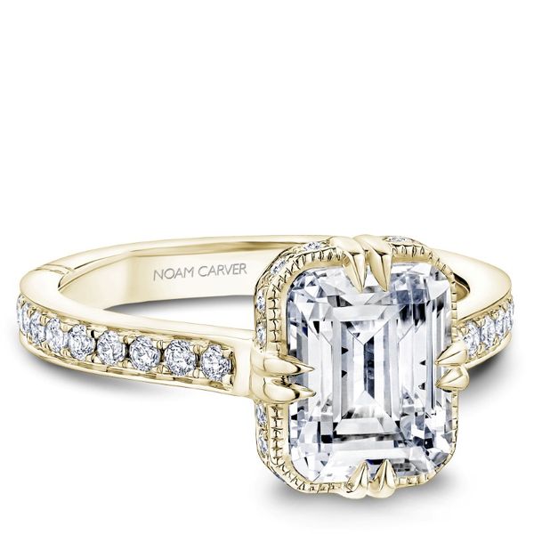 Noam Carver Emerald Cut Engagement Ring Becky Beauchine Kulka Diamonds and Fine Jewelry Okemos, MI