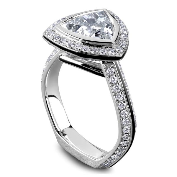 Noam CarverTrillion Halo Engagement Ring Becky Beauchine Kulka Diamonds and Fine Jewelry Okemos, MI