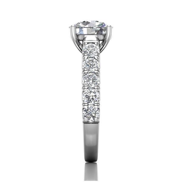 14kt White Gold Diamond Engagement Ring By Martin Flyer Image 3 Becky Beauchine Kulka Diamonds and Fine Jewelry Okemos, MI