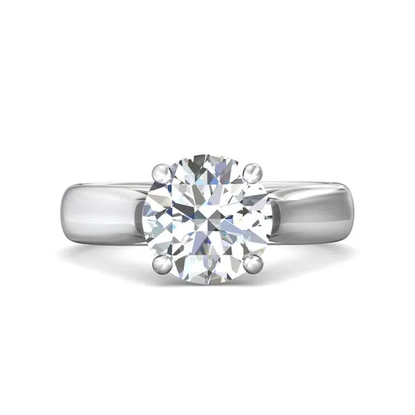 14kt White Gold Solitaire Engagement Ring By Martin Flyer Becky Beauchine Kulka Diamonds and Fine Jewelry Okemos, MI