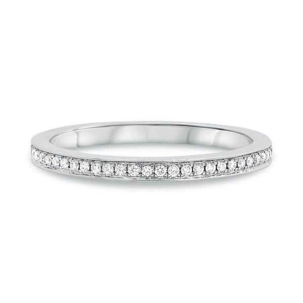 14kt White Gold .11cttw Pave Diamond Band Becky Beauchine Kulka Diamonds and Fine Jewelry Okemos, MI