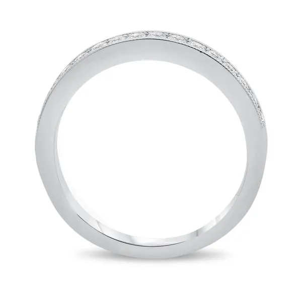 14kt White Gold .30cttw Milgrain Diamond Band Image 3 Becky Beauchine Kulka Diamonds and Fine Jewelry Okemos, MI