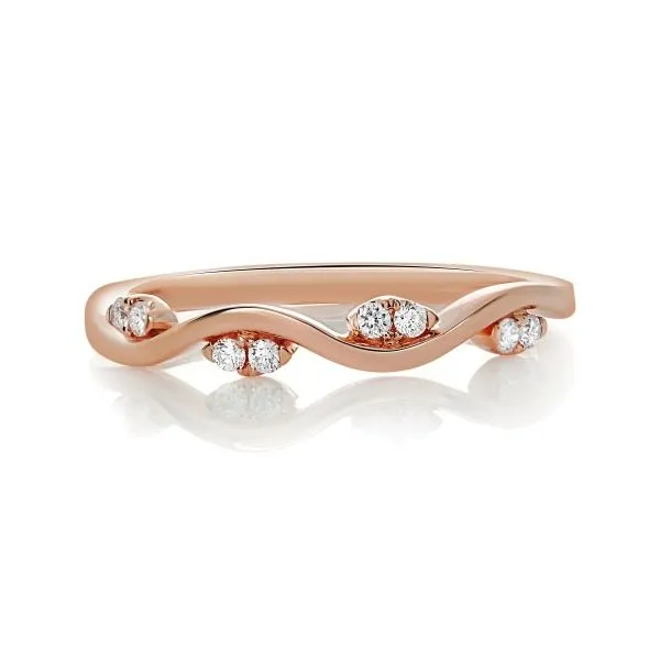 14kt Rose Gold .09cttw Diamond Band Becky Beauchine Kulka Diamonds and Fine Jewelry Okemos, MI