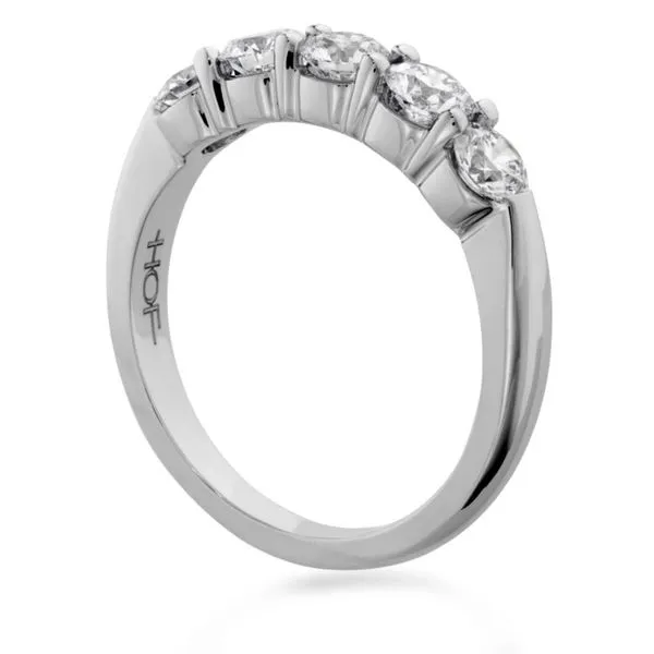 Hearts on Fire Five stone band Image 2 Becky Beauchine Kulka Diamonds and Fine Jewelry Okemos, MI