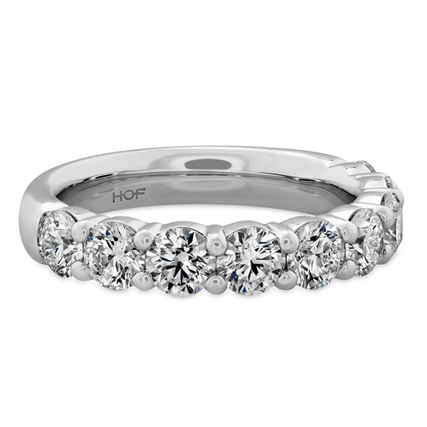 Hearts on Fire Signature 9 Stone Band Image 2 Becky Beauchine Kulka Diamonds and Fine Jewelry Okemos, MI