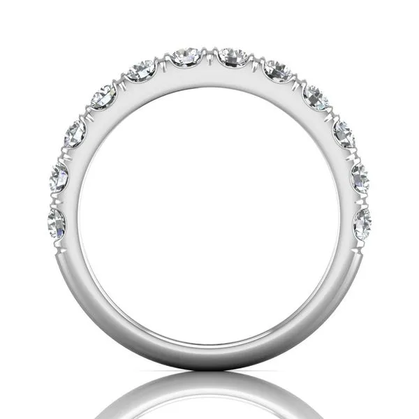 14kt White Gold Micropave 12-Stone Diamond Band by Martin Flyer Image 2 Becky Beauchine Kulka Diamonds and Fine Jewelry Okemos, MI