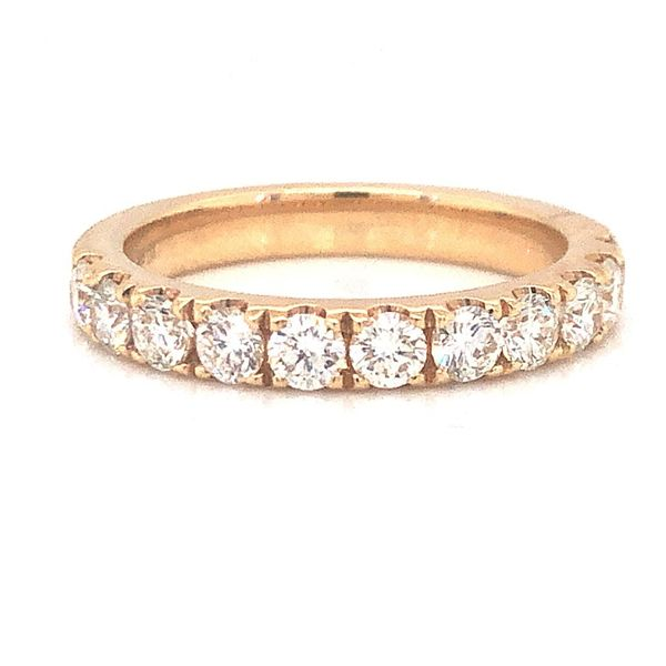 14kt Yellow Gold 11-Stone 1.00cttw French Set Diamond Band Becky Beauchine Kulka Diamonds and Fine Jewelry Okemos, MI