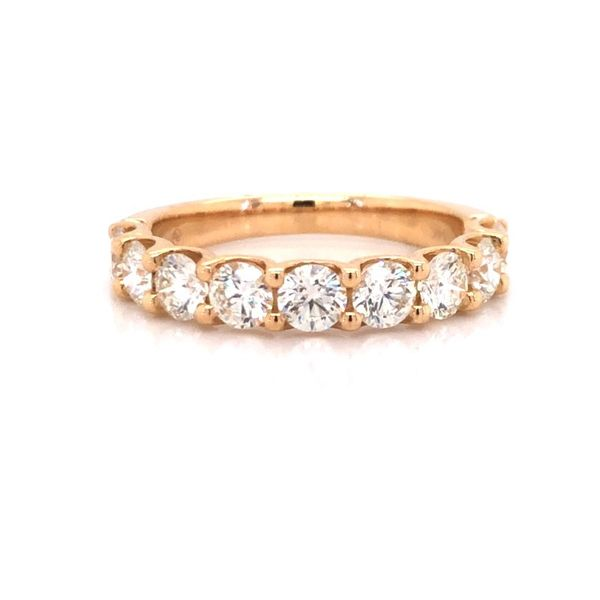 14kt Yellow Gold 9-Stone 1.50cttw Diamond Band Becky Beauchine Kulka Diamonds and Fine Jewelry Okemos, MI
