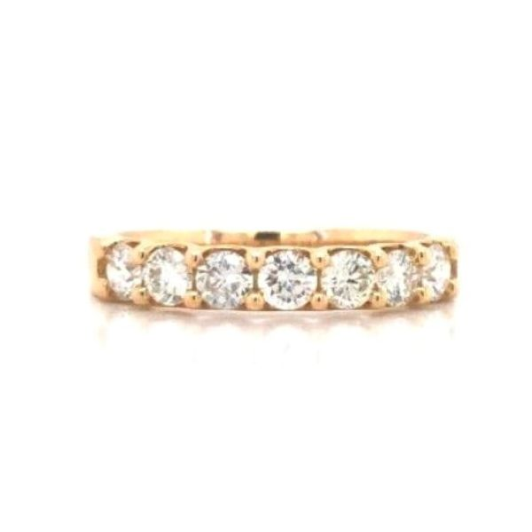 14kt Yellow Gold 7-Stone .75cttw Diamond Band Becky Beauchine Kulka Diamonds and Fine Jewelry Okemos, MI