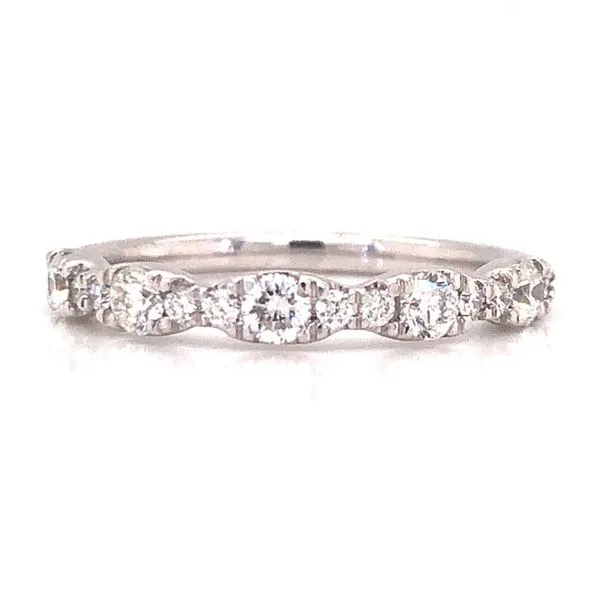 14kt White Gold Marquise Shaped  Diamond Band Becky Beauchine Kulka Diamonds and Fine Jewelry Okemos, MI