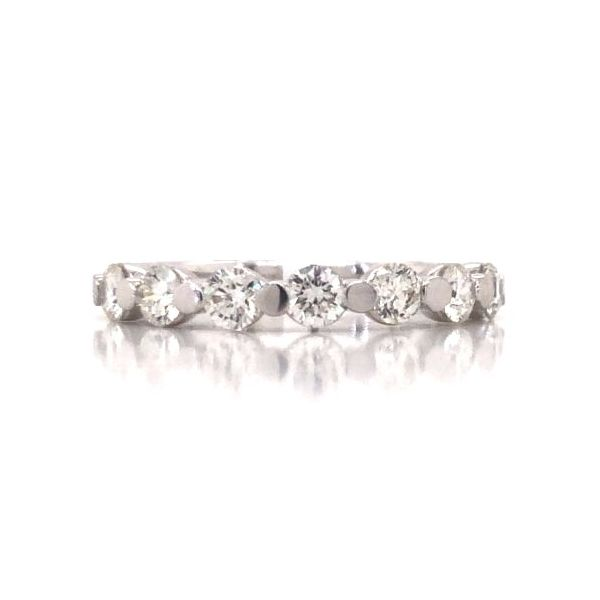 14kt White Gold 7-Stone Diamond Band Becky Beauchine Kulka Diamonds and Fine Jewelry Okemos, MI