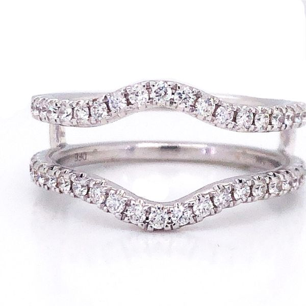 14kt White Gold 0.53cttw Diamond Ring Wrap Becky Beauchine Kulka Diamonds and Fine Jewelry Okemos, MI