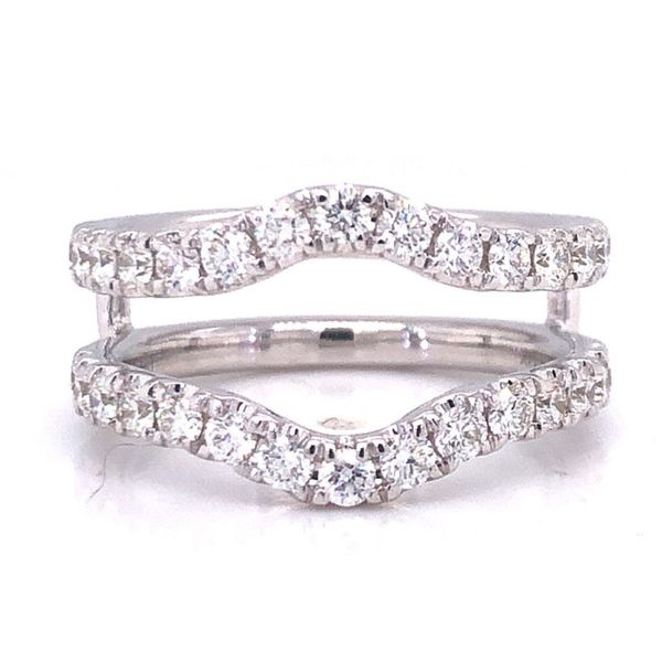14kt White Gold 1.00cttw Diamond Ring Wrap Becky Beauchine Kulka Diamonds and Fine Jewelry Okemos, MI