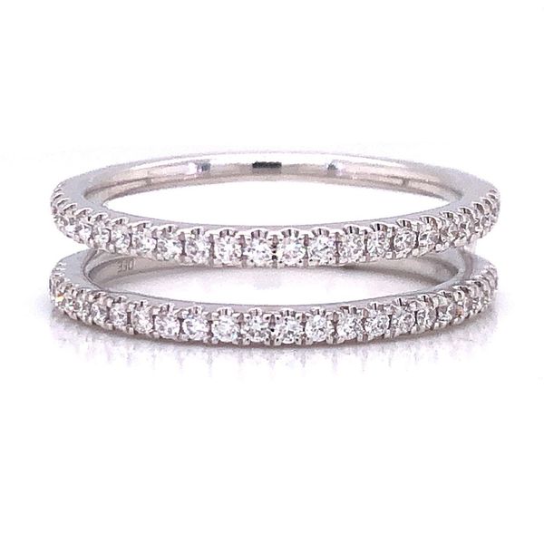14kt White Gold .37cttw Diamond Ring Wrap Becky Beauchine Kulka Diamonds and Fine Jewelry Okemos, MI