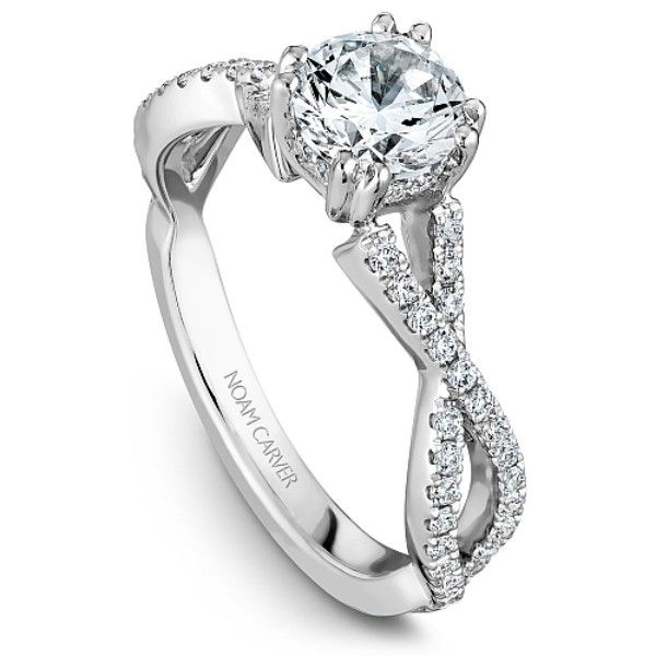 Noam Carver Countour Engagement Ring Image 2 Becky Beauchine Kulka Diamonds and Fine Jewelry Okemos, MI