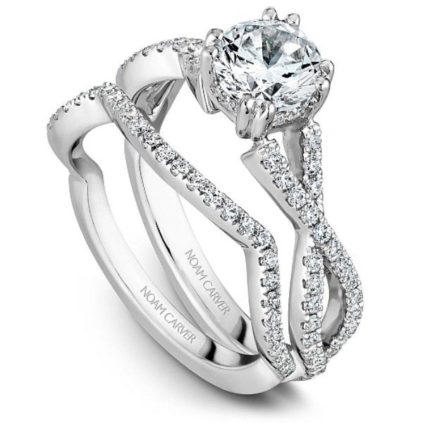 Noam Carver Countour Engagement Ring Image 3 Becky Beauchine Kulka Diamonds and Fine Jewelry Okemos, MI