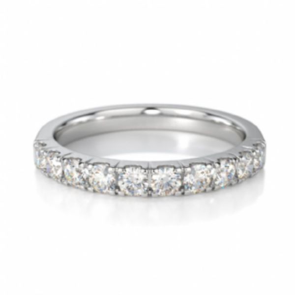 14kt White Gold Diamond Wedding Band Becky Beauchine Kulka Diamonds and Fine Jewelry Okemos, MI