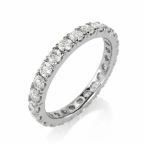 14kt White Gold Diamond Eternity Band Image 2 Becky Beauchine Kulka Diamonds and Fine Jewelry Okemos, MI