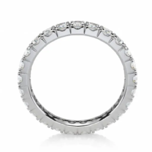 14kt White Gold Diamond Eternity Band Image 3 Becky Beauchine Kulka Diamonds and Fine Jewelry Okemos, MI