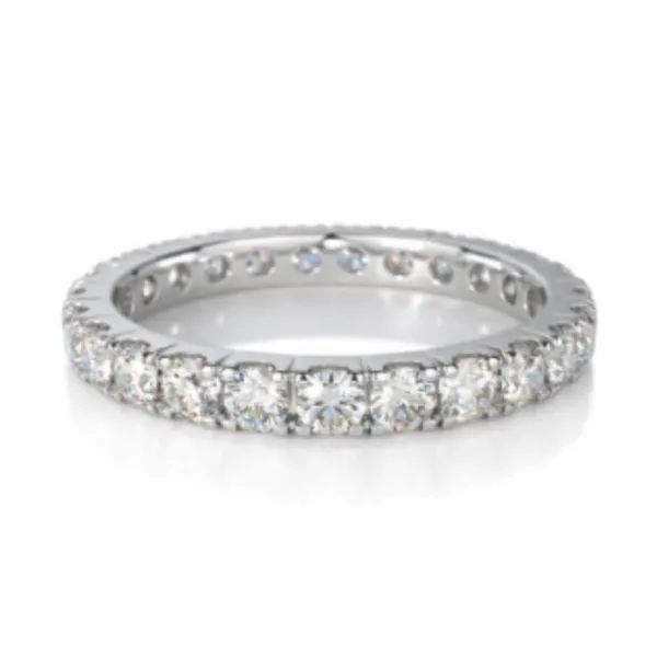 14kt White Gold Diamond Eternity Band Becky Beauchine Kulka Diamonds and Fine Jewelry Okemos, MI