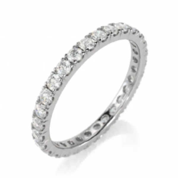 14kt White Gold Diamond Eternity Band Image 2 Becky Beauchine Kulka Diamonds and Fine Jewelry Okemos, MI