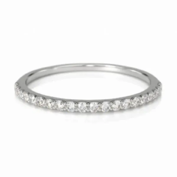 14kt White Gold Diamond Wedding Band Becky Beauchine Kulka Diamonds and Fine Jewelry Okemos, MI