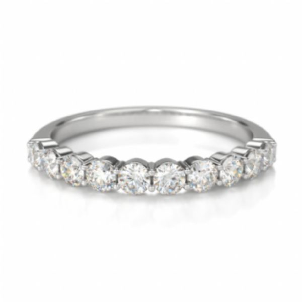 14kt White Gold Diamond Wedding Band Becky Beauchine Kulka Diamonds and Fine Jewelry Okemos, MI