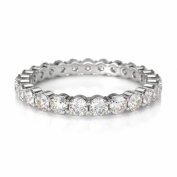 14kt White Gold Diamond Eternity Band Becky Beauchine Kulka Diamonds and Fine Jewelry Okemos, MI