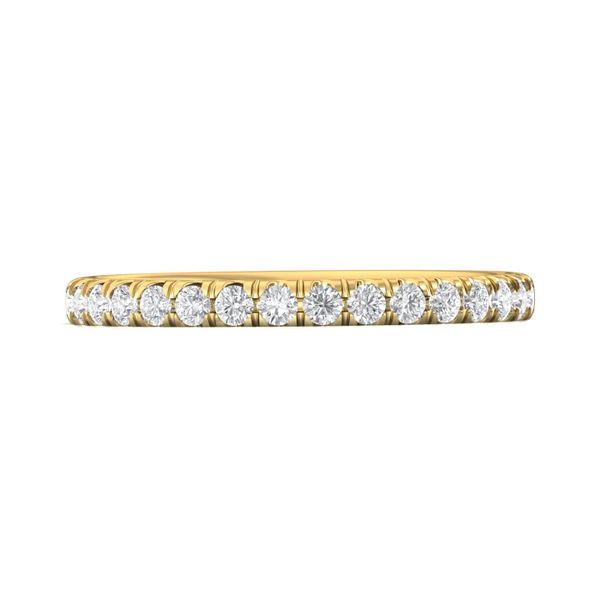14kt Yellow Gold Diamond Weding Band By Martin Flyer Becky Beauchine Kulka Diamonds and Fine Jewelry Okemos, MI