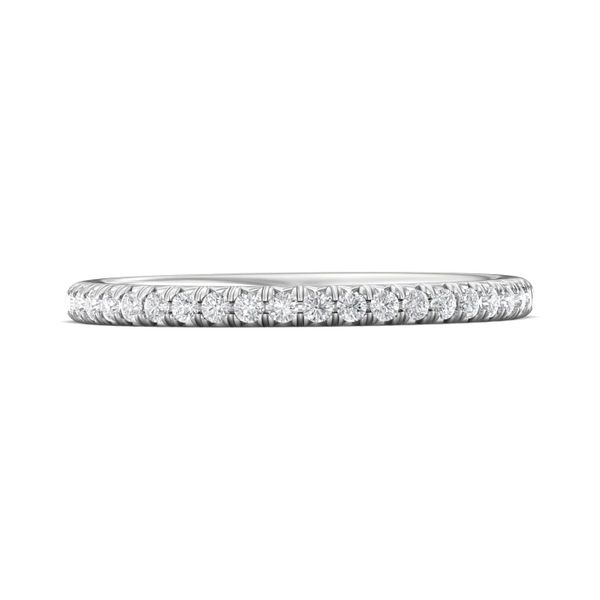 14kt White Gold Diamond Wedding Band By Martin Flyer Becky Beauchine Kulka Diamonds and Fine Jewelry Okemos, MI