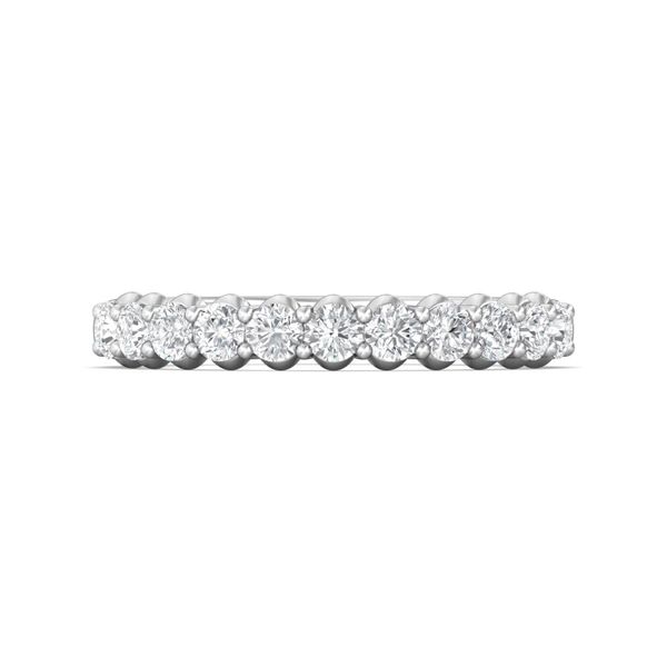 14kt White Gold 11 Stone Diamond Wedding Band By Martin Flyer Becky Beauchine Kulka Diamonds and Fine Jewelry Okemos, MI