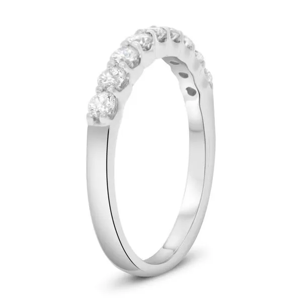 14kt White Gold Diamond Stacking Band Image 2 Becky Beauchine Kulka Diamonds and Fine Jewelry Okemos, MI