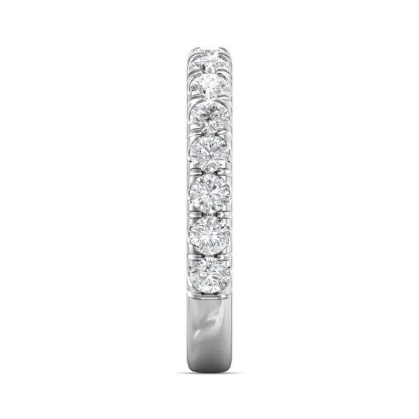 14kt White Gold Diamond Stacking Band By Martin Flyer
