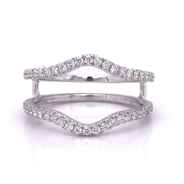 14kt White Gold .37cttw Contour Diamond Ring Wrap Becky Beauchine Kulka Diamonds and Fine Jewelry Okemos, MI