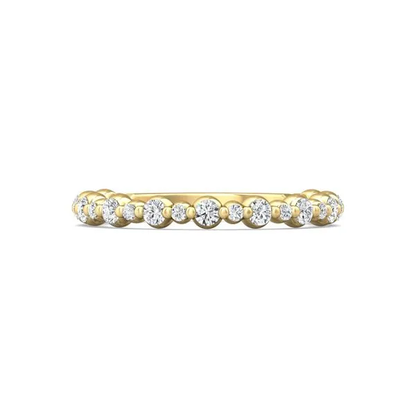 14kt Yellow Gold Single Prong Diamond Wedding Band by Mar...
