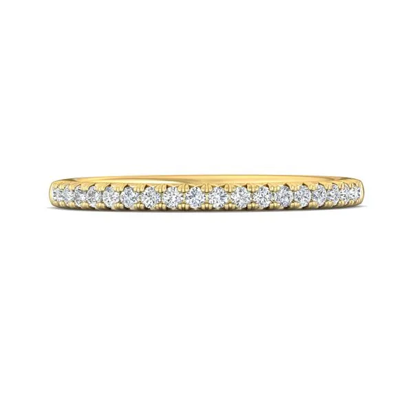 14kt Yellow Gold Diamond Stacking Band by Martin Flyer Becky Beauchine Kulka Diamonds and Fine Jewelry Okemos, MI