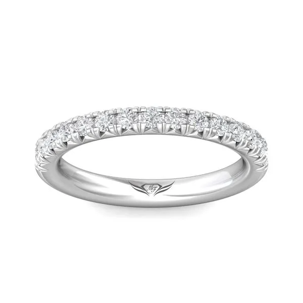 14kt White Gold Diamond Stacking Band by Martin Flyer Image 3 Becky Beauchine Kulka Diamonds and Fine Jewelry Okemos, MI