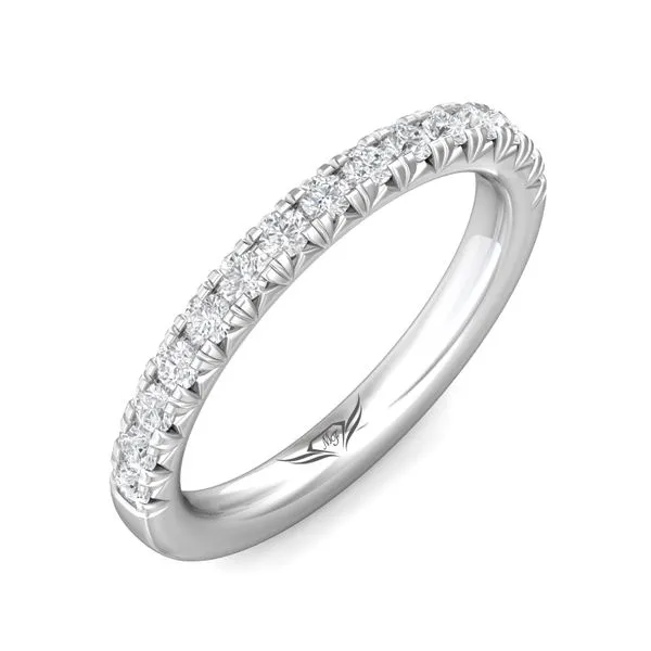 14kt White Gold Diamond Stacking Band by Martin Flyer Image 5 Becky Beauchine Kulka Diamonds and Fine Jewelry Okemos, MI