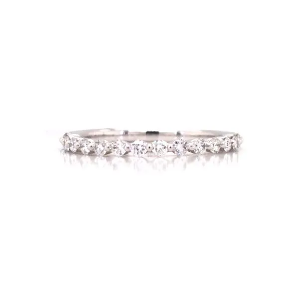 14kt White Gold .34cttw Diamond Band