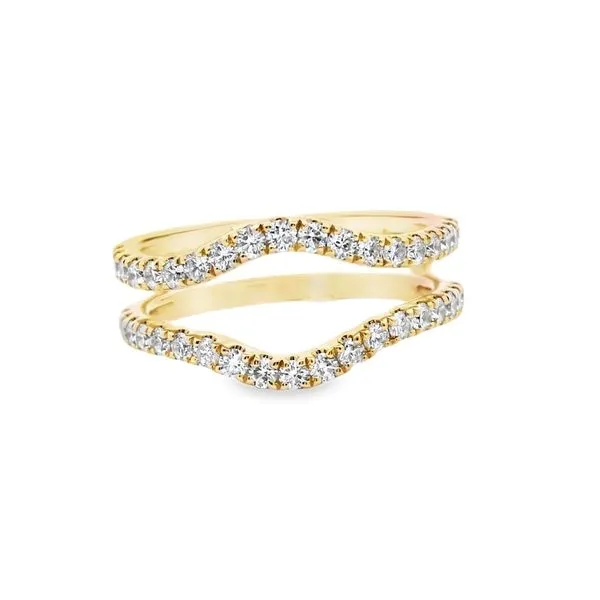 14kt Yellow Gold Diamond Contour Insert Band Becky Beauchine Kulka Diamonds and Fine Jewelry Okemos, MI