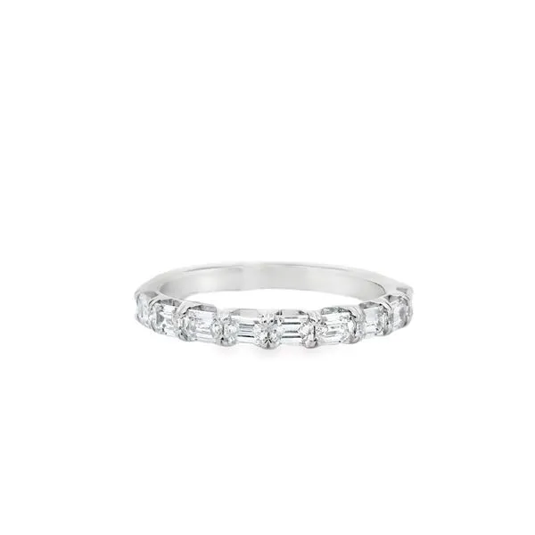 18kt White Gold Emerald Cut Diamond Band Becky Beauchine Kulka Diamonds and Fine Jewelry Okemos, MI