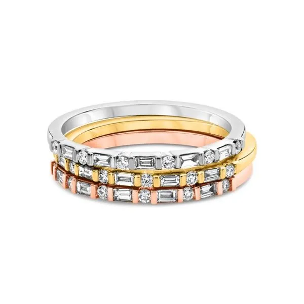 14kt Yellow Gold Diamond Satcking Band