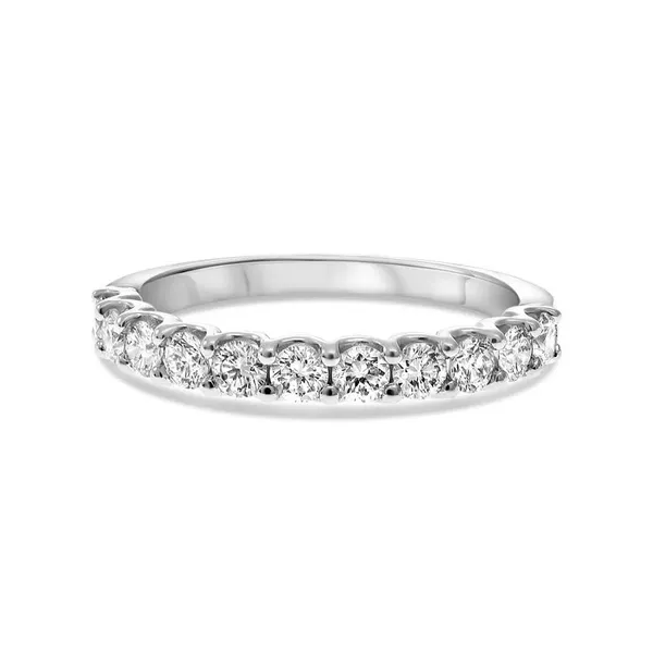 14kt White Gold U-Shaped Share Prong Diamond Band Becky Beauchine Kulka Diamonds and Fine Jewelry Okemos, MI