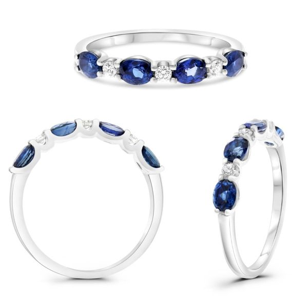 Sapphire and Diamond Fashion Ring Image 4 Becky Beauchine Kulka Diamonds and Fine Jewelry Okemos, MI