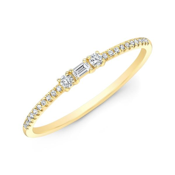 14kt Yellow Gold .07cttw Baguette Diamond Band Becky Beauchine Kulka Diamonds and Fine Jewelry Okemos, MI