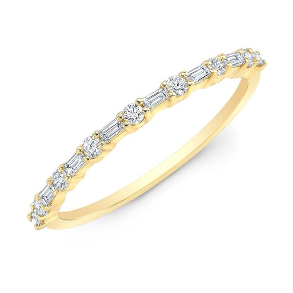 14kt Yellow Gold Baguette .26cttw Diamond Band Becky Beauchine Kulka Diamonds and Fine Jewelry Okemos, MI