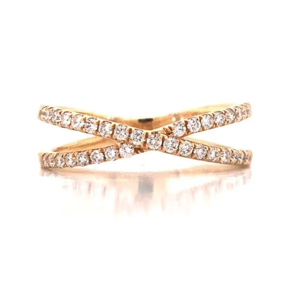 .32cttw Diamond Criss-Cross Band Becky Beauchine Kulka Diamonds and Fine Jewelry Okemos, MI