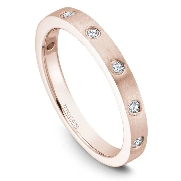 Noam Carver Flush Set Diamond Stacking Band Becky Beauchine Kulka Diamonds and Fine Jewelry Okemos, MI